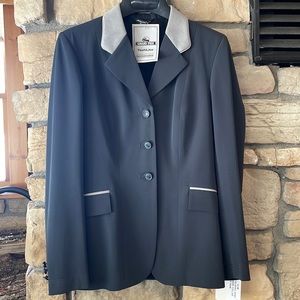 Grand Prix TechLite Classic Sport Light Grey Custom Button Up Show Jacket